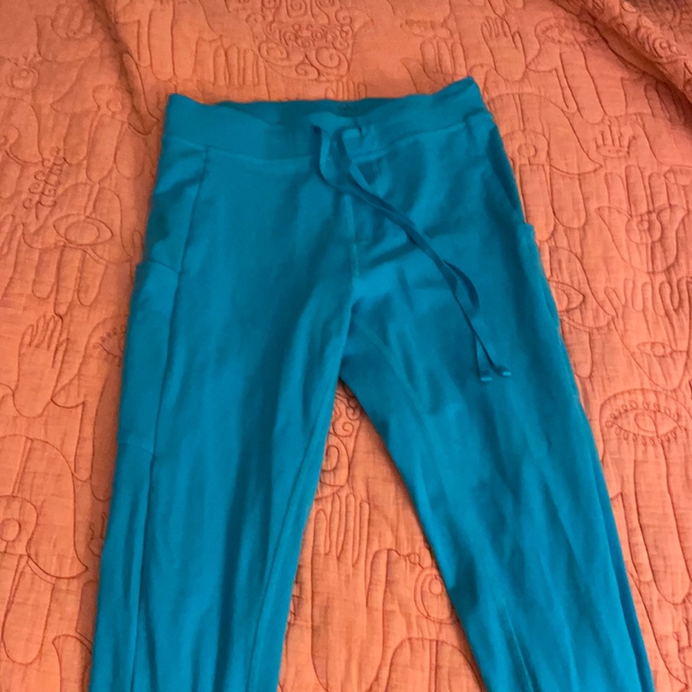 Alo leggings tie waist Blue size Medium